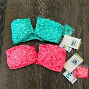 Rip Curl Strapless bikini swim suit top NWT